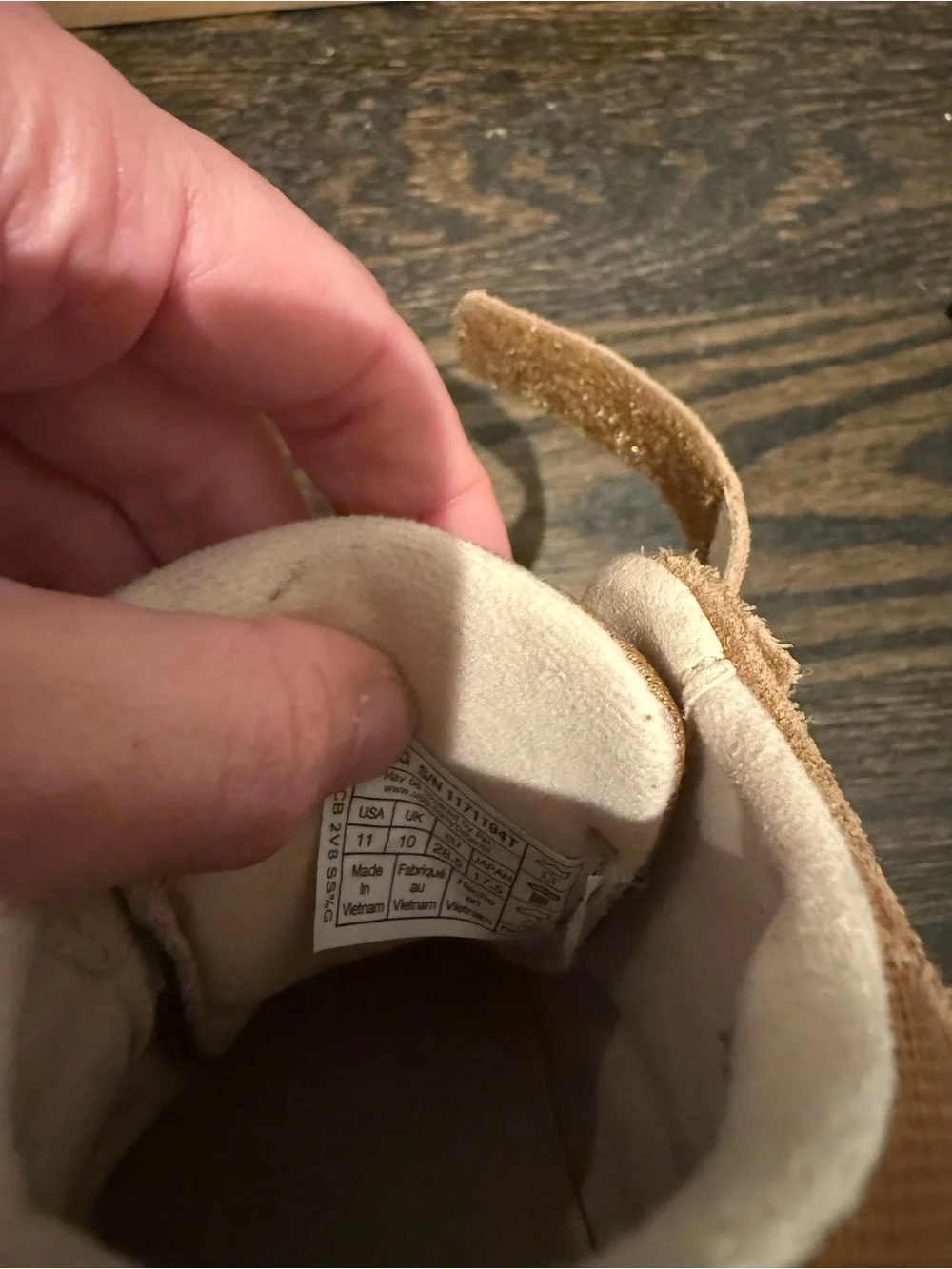 UGG Kids Brown Velcro Strap Boot